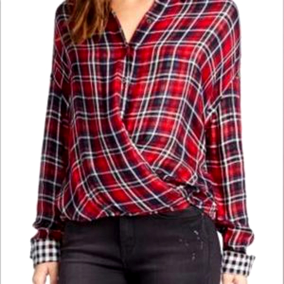 William Rast Tops - SMALL: NWOT William Rast Plaid Button Up